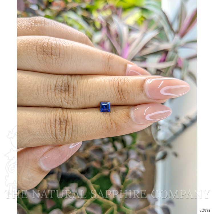 0.53 Ct. Blue Sapphire from Ceylon (Sri Lanka)