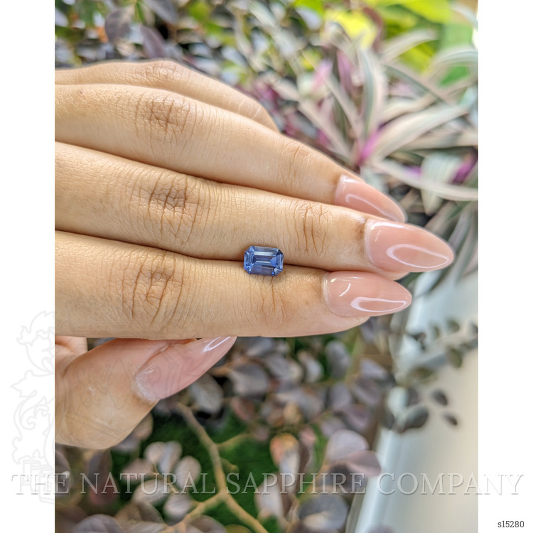 1.25 Ct. Blue Sapphire from Ceylon (Sri Lanka)