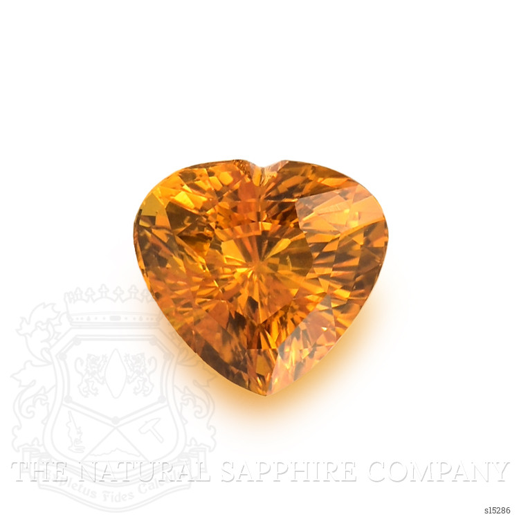 4.02 Ct. Orange Sapphire from Ceylon (Sri Lanka)