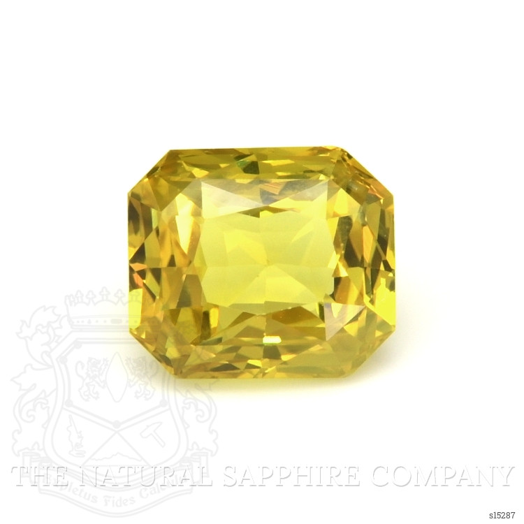 3.39 Ct. Greenish Yellow Sapphire from Madagascar