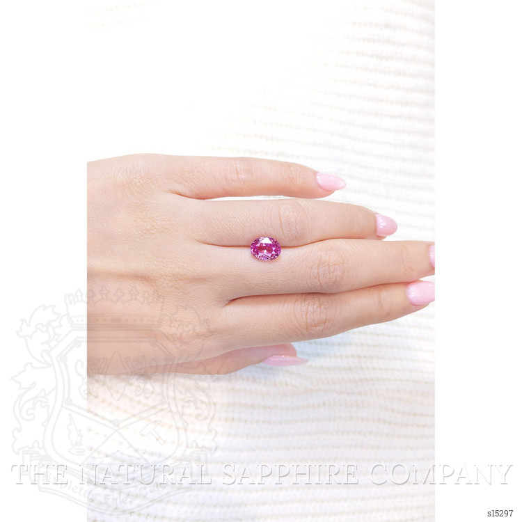 3.03 Ct. Purplish Pink Sapphire from Ceylon (Sri Lanka)
