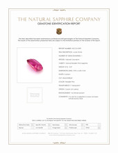 3.07 Ct. Reddish Pink Sapphire from Ceylon (Sri Lanka) Scan Report