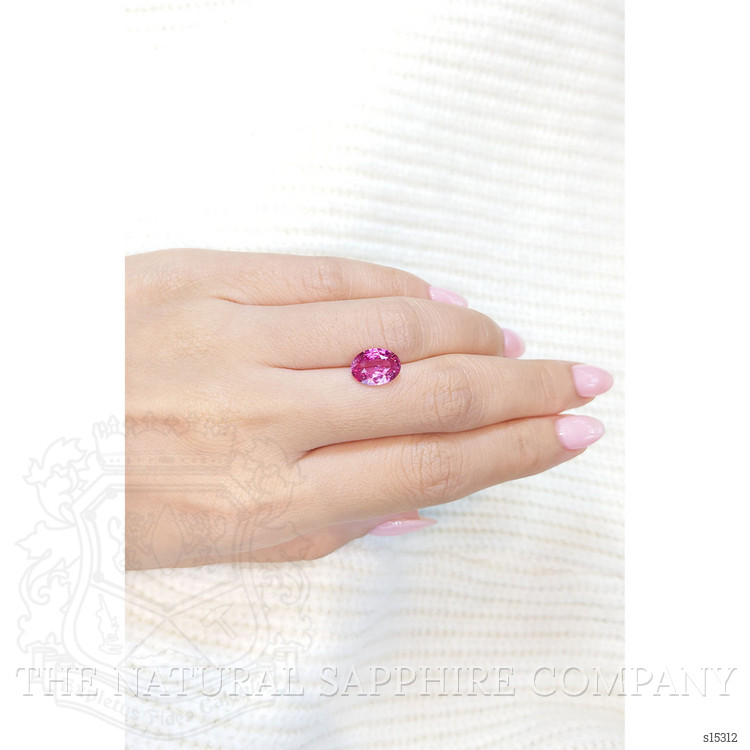3.04 Ct. Purplish Pink Sapphire from Ceylon (Sri Lanka)