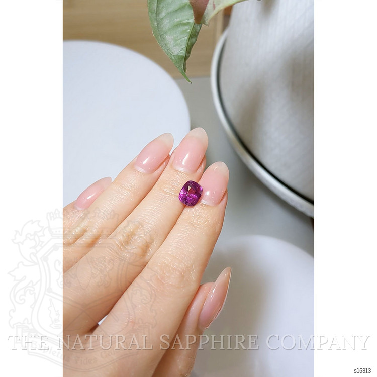 3.00 Ct. Pinkish Purple Sapphire from Ceylon (Sri Lanka)