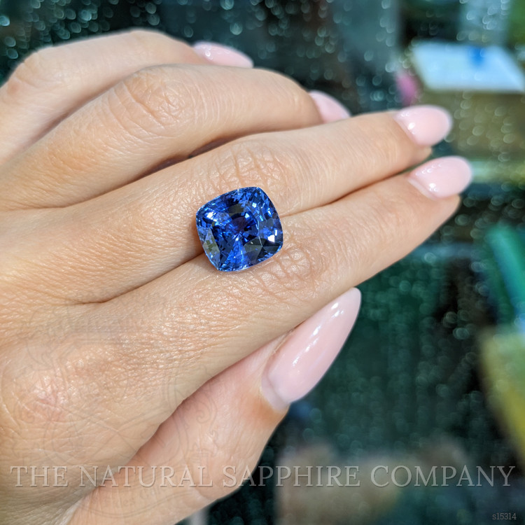 10.19 Ct. Blue Sapphire from Ceylon (Sri Lanka)