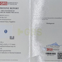 4.06 Ct. Sapphire from Madagascar Scan Report