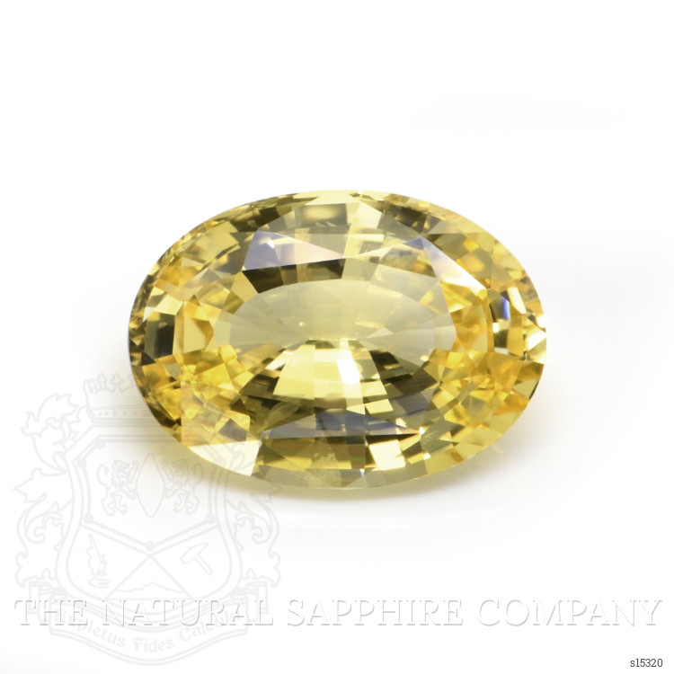 32.90 Ct. Yellow Sapphire from Ceylon (Sri Lanka)