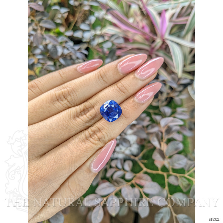 12.23 Ct. Blue Sapphire from Ceylon (Sri Lanka)