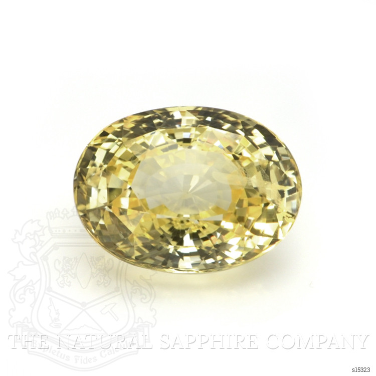 21.50 Ct. Yellow Sapphire from Ceylon (Sri Lanka)