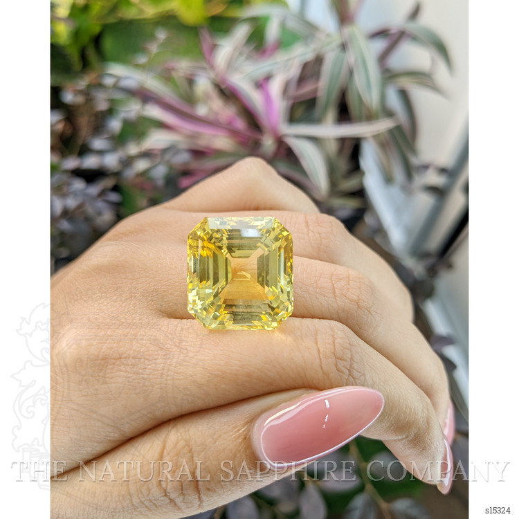 51.03 Ct. Yellow Sapphire from Ceylon (Sri Lanka)