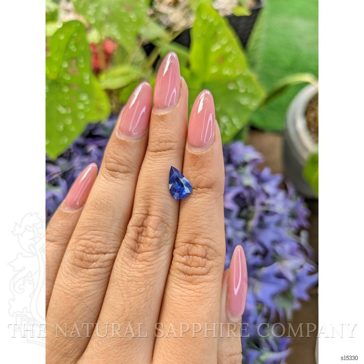 1.56 Ct. Blue Sapphire from Ceylon (Sri Lanka)