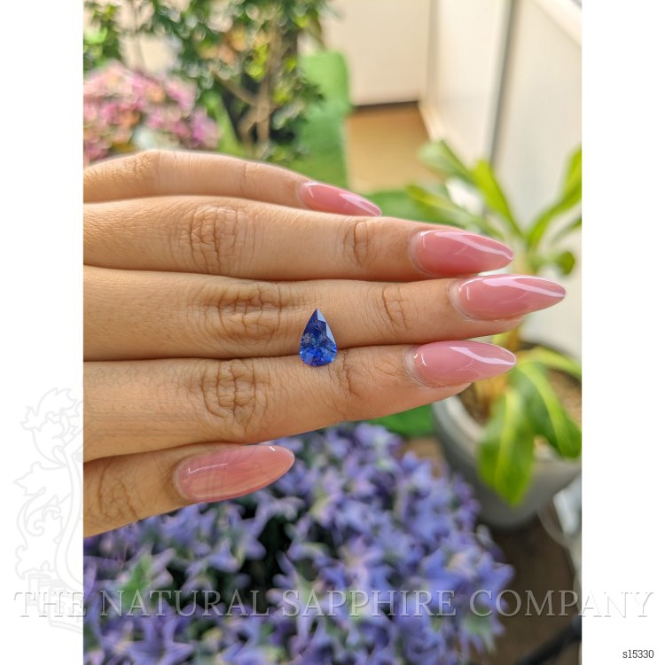 1.56 Ct. Blue Sapphire from Ceylon (Sri Lanka)