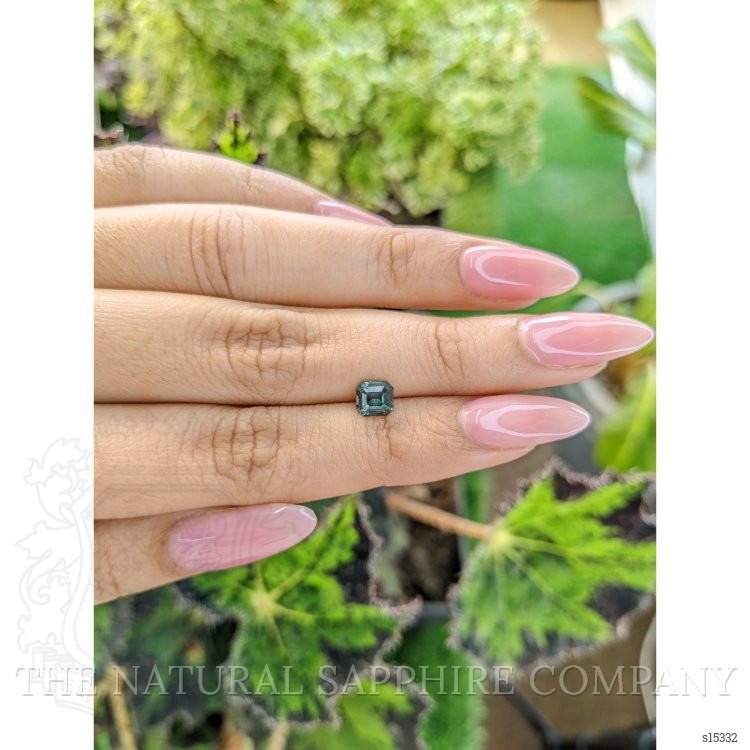 1.06 Ct. Bluish Green Sapphire from Madagascar