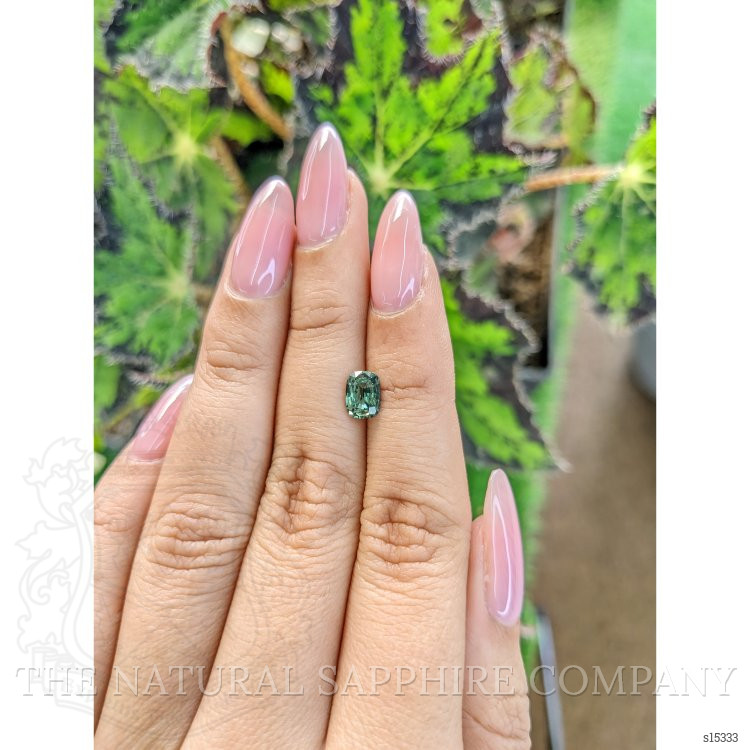 1.18 Ct. Bluish Green Sapphire from Madagascar