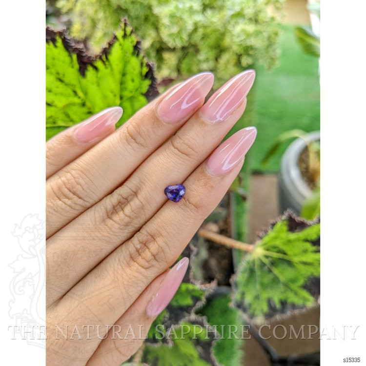 1.27 Ct. Bi Color Sapphire from Ceylon (Sri Lanka)