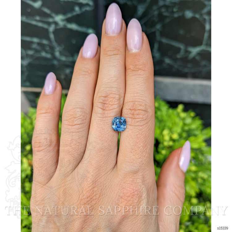 2.02 Ct. Greenish Blue Sapphire from East Africa