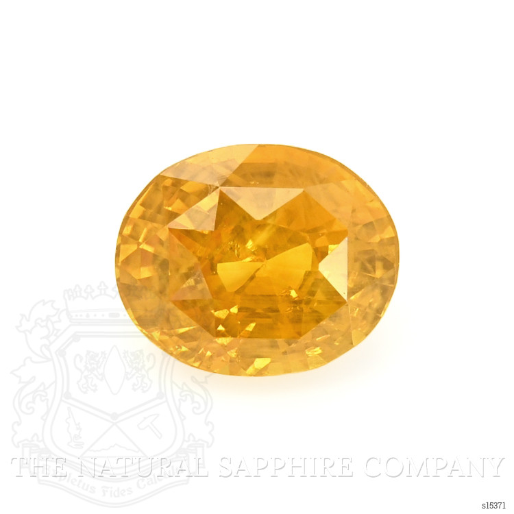 4.07 Ct. Orangish Yellow Sapphire from Tanzania