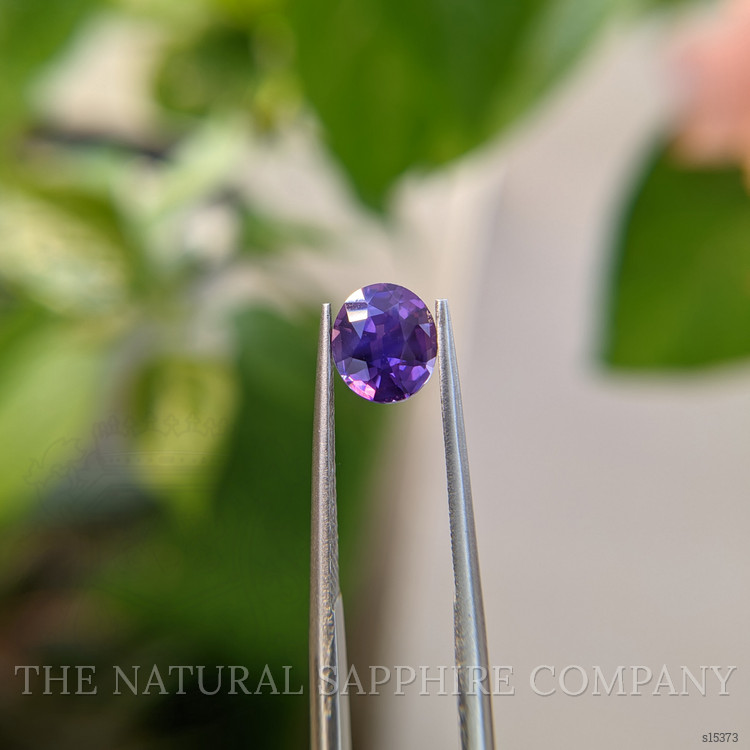 1.60 Ct. Bluish Purple Sapphire from Tanzania