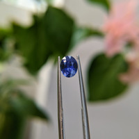 1.08 Ct. Blue Sapphire from Tanzania Life Style