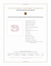 10.15 Ct. Purplish Pink Cabochon Sapphire from Ceylon (Sri Lanka) Scan Report