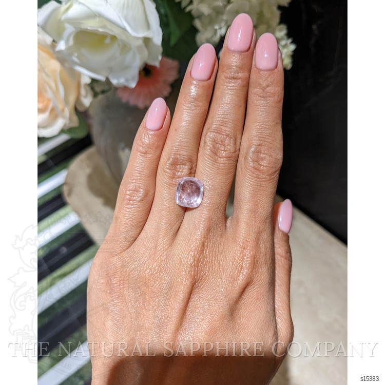 10.15 Ct. Orange Cabochon Sapphire from Ceylon (Sri Lanka)