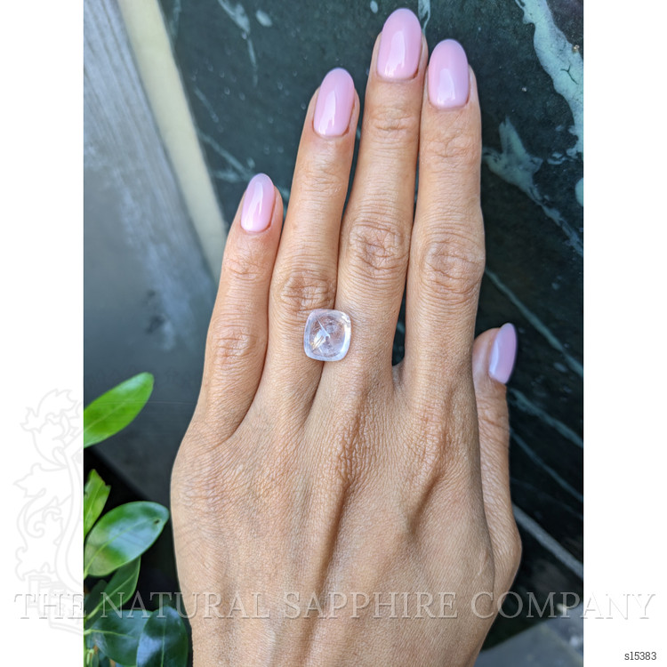 10.15 Ct. Orange Cabochon Sapphire from Ceylon (Sri Lanka)