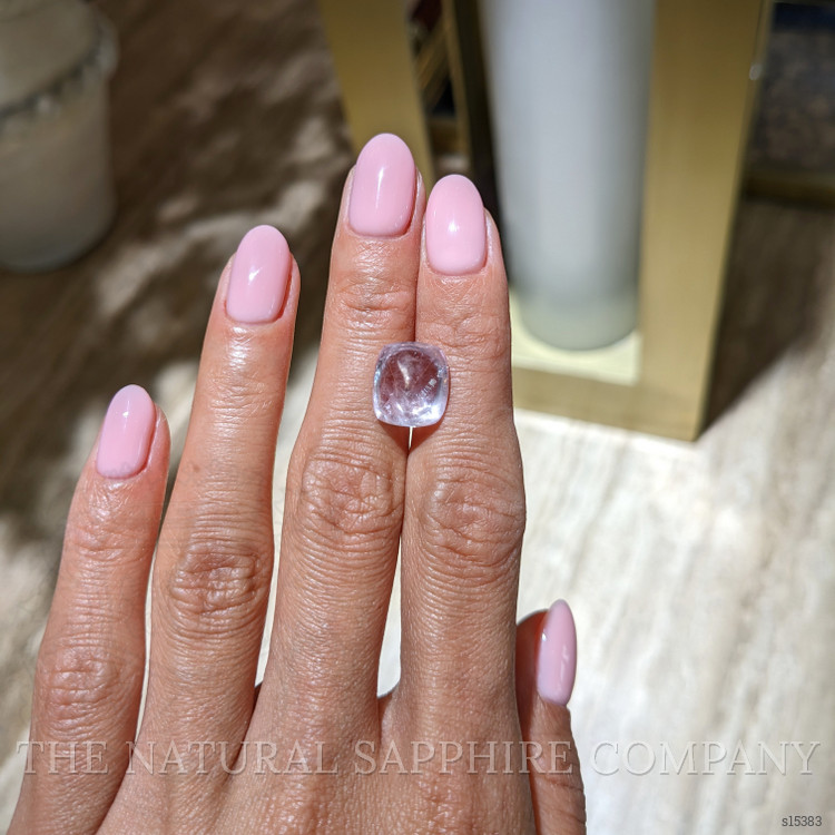 10.15 Ct. Orange Cabochon Sapphire from Ceylon (Sri Lanka)