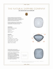 10.15 Ct. Pink Cabochon Sapphire from Ceylon (Sri Lanka) 3 D Scan Report