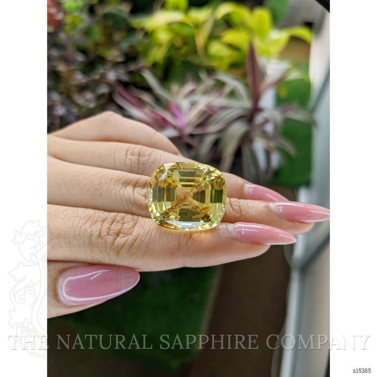 49.51 Ct. Yellow Sapphire from Ceylon (Sri Lanka)