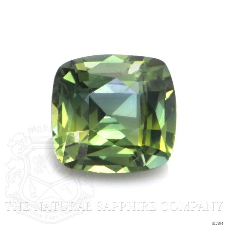1.56 Ct. Yellowish Green Sapphire from Ceylon (Sri Lanka)