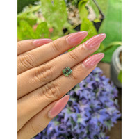 1.56 Ct. Yellowish Green Sapphire from Ceylon (Sri Lanka) Life Style