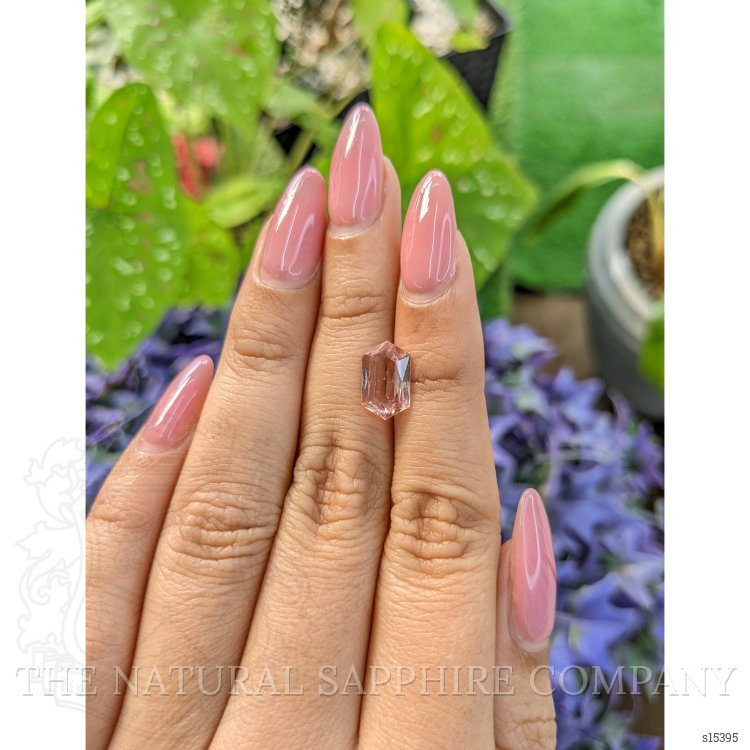 2.44 Ct. Pinkish Brown Sapphire from Ceylon (Sri Lanka)