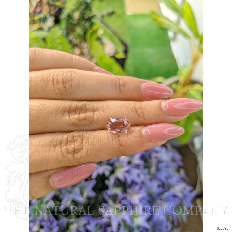 2.44 Ct. Pinkish Brown Sapphire from Ceylon (Sri Lanka)