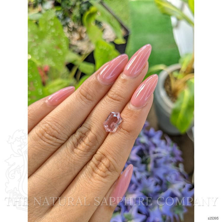 2.44 Ct. Pinkish Brown Sapphire from Ceylon (Sri Lanka)