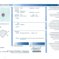 1.54 Ct. Pinkish Brown Sapphire from Ceylon (Sri Lanka) Scan Report