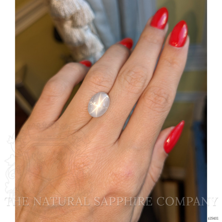 6.67 Ct. Grey Star Sapphire from Ceylon (Sri Lanka)