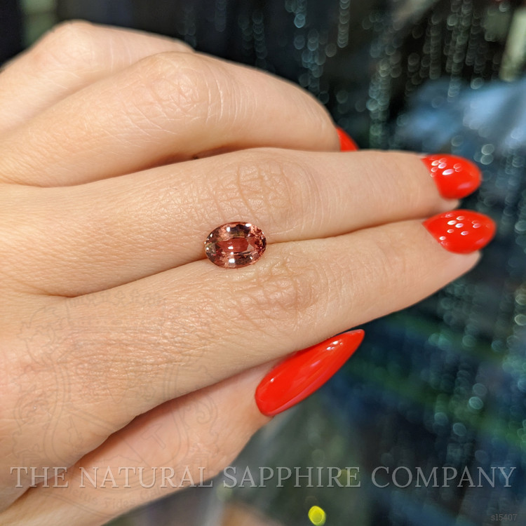 2.01 Ct. Padparadscha Sapphire from Ceylon (Sri Lanka)