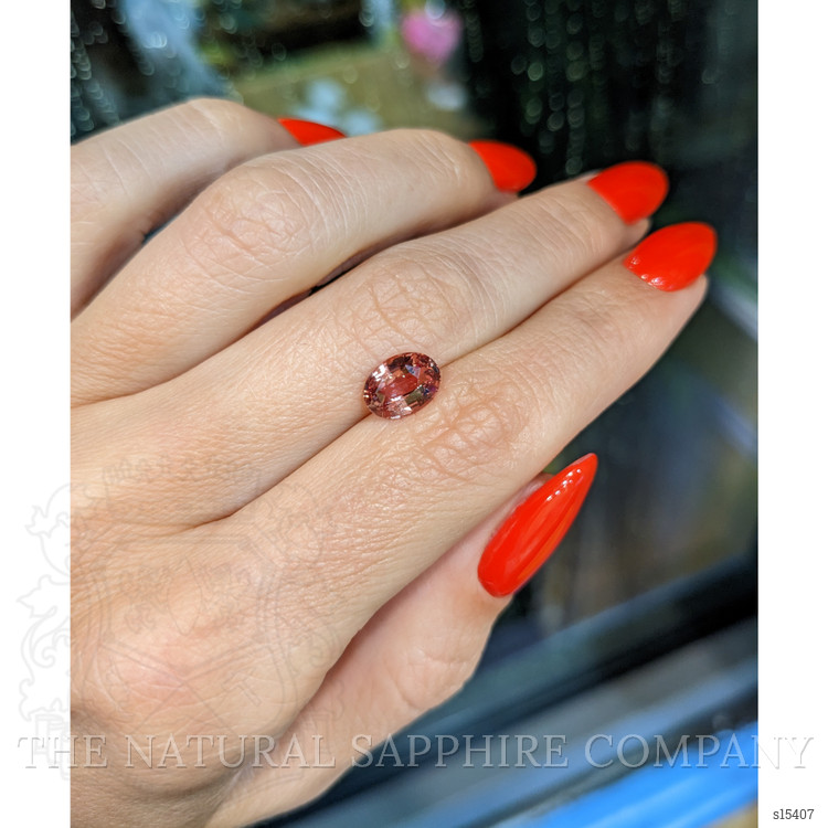2.01 Ct. Padparadscha Sapphire from Ceylon (Sri Lanka)
