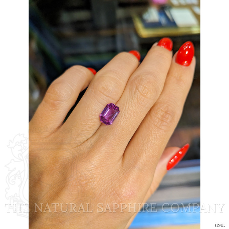 2.28 Ct. Purplish Pink Sapphire from Ceylon (Sri Lanka)