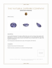 5.04 Ct. Sapphire from Madagascar Appraisal