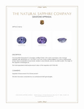 5.04 Ct. Color Change Sapphire from Madagascar Appraisal