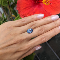 5.04 Ct. Color Change Sapphire from Madagascar Life Style