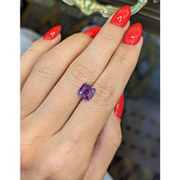 2.09 Ct. Purple Sapphire from Ceylon (Sri Lanka) Life Style