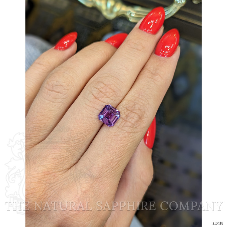 2.09 Ct. Purple Sapphire from Ceylon (Sri Lanka)