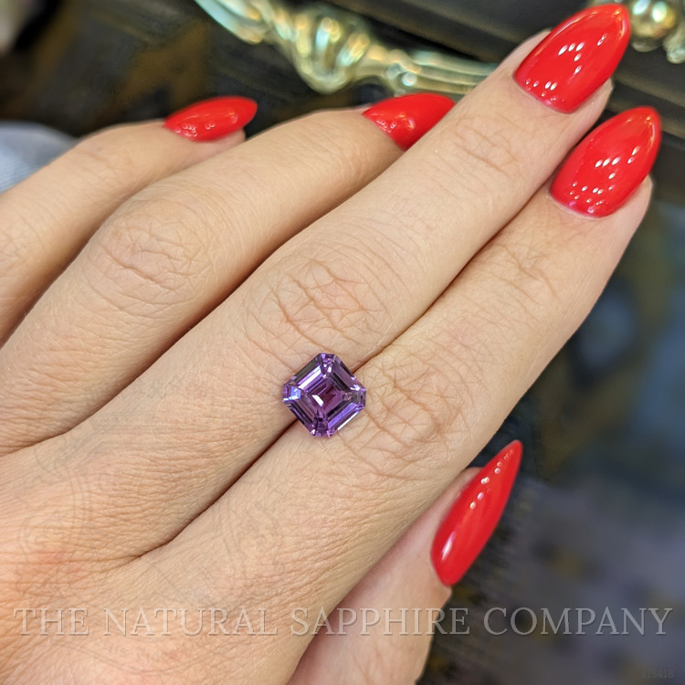 2.09 Ct. Purple Sapphire from Ceylon (Sri Lanka)