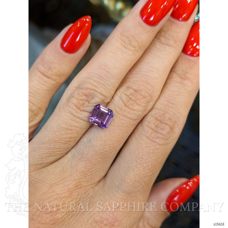 2.09 Ct. Purple Sapphire from Ceylon (Sri Lanka)