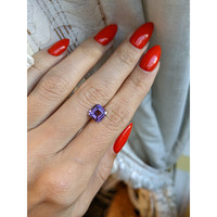 2.09 Ct. Purple Sapphire from Ceylon (Sri Lanka) Life Style
