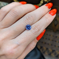 1.49 Ct. Blue Sapphire from Ceylon (Sri Lanka) Life Style