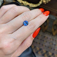 1.60 Ct. Blue Sapphire from Ceylon (Sri Lanka) Life Style