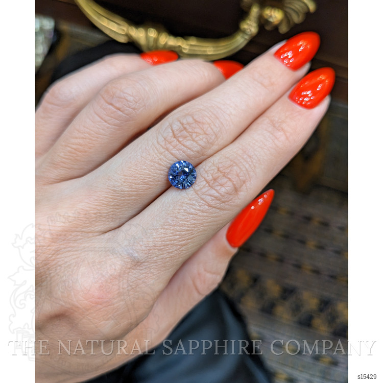 1.61 Ct. Blue Sapphire from Ceylon (Sri Lanka)